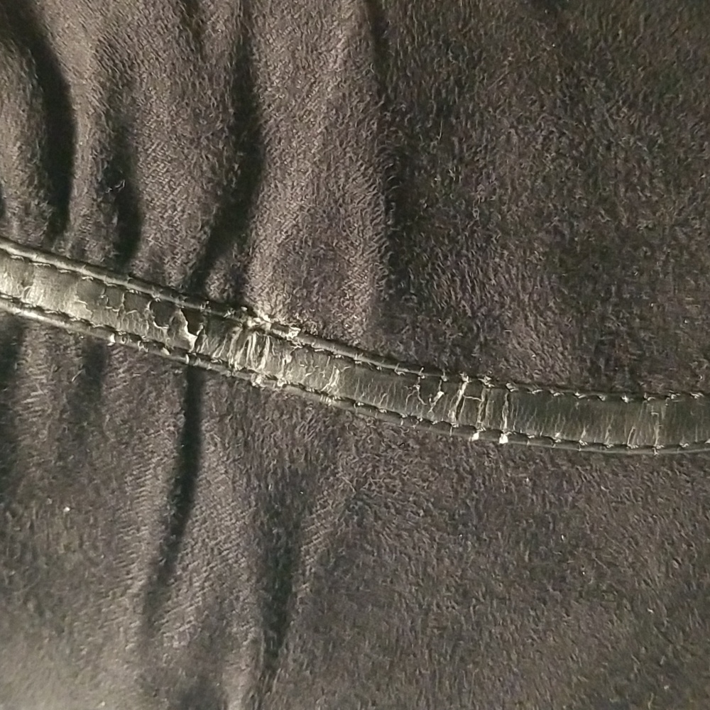 Black Faux Suede Boots - Picture 4 of 9
